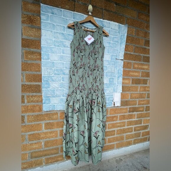 SENSI STUDIO  ELASTICIZED BODICE MAXI DRESS XL - Picture 3 of 14